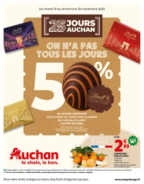 Auchan folder voorblad