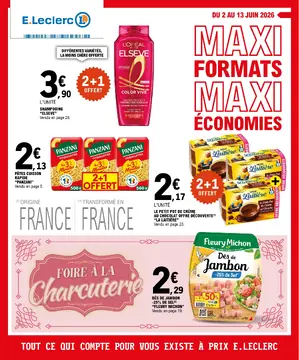 E.Leclerc couverture de brochure