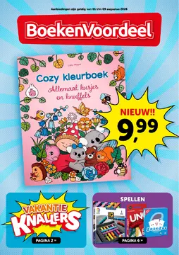 BoekenVoordeel folder voorblad