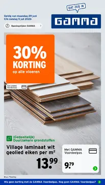 GAMMA folder voorblad