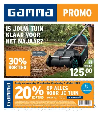 GAMMA folder voorblad