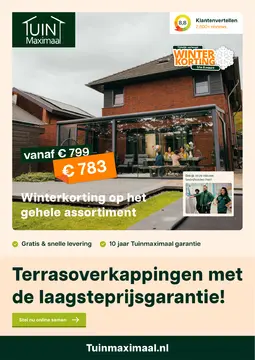 Tuinmaximaal folder voorblad