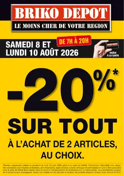 Briko Depot couverture de brochure