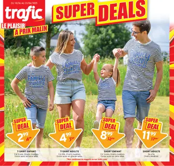 Trafic couverture de brochure