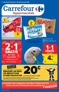 Carrefour couverture de brochure