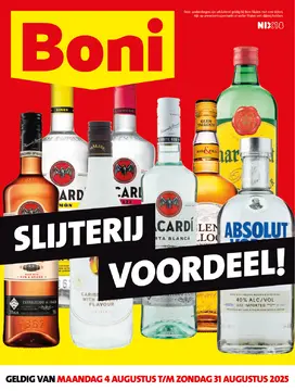 Boni folder voorblad
