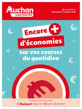 Auchan couverture de brochure