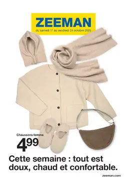 Zeeman couverture de brochure