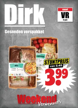 Dirk Weekendverwenners folder voorblad