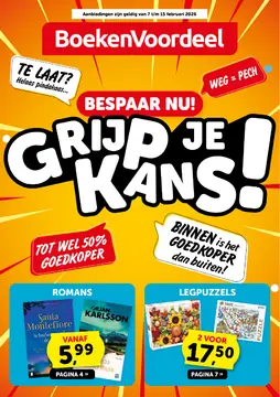BoekenVoordeel folder voorblad