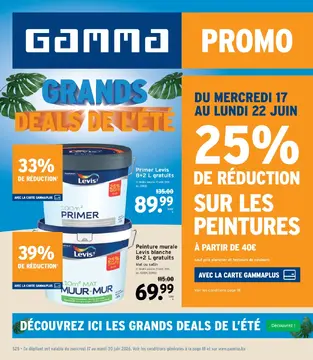 Gamma couverture de brochure