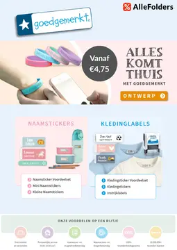 Goedgemerkt folder voorblad