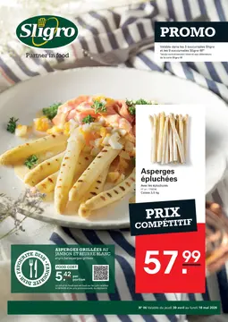 Sligro couverture de brochure