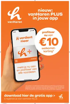 vanHaren Schoenen folder voorblad