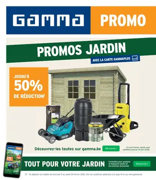 GAMMA couverture de brochure
