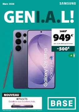 BASE couverture de brochure