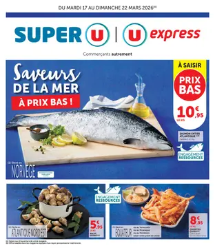 Super U couverture de brochure