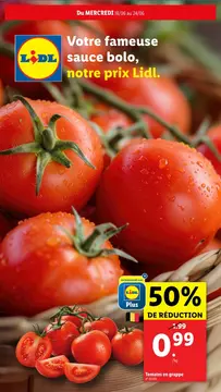 Lidl couverture de brochure