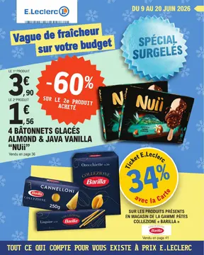 E.Leclerc couverture de brochure