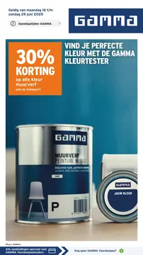 GAMMA folder voorblad