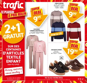 Trafic couverture de brochure