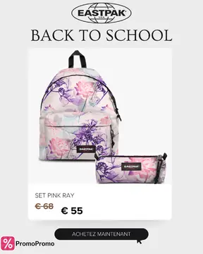 Eastpak couverture de brochure