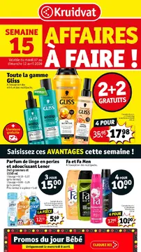 Kruidvat couverture de brochure