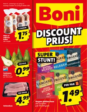 Boni folder voorblad