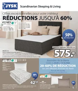 JYSK couverture de brochure