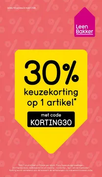 Leen Bakker folder voorblad