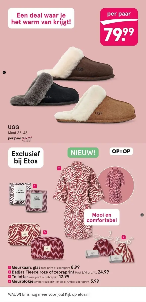 Uggs sloffen etos hotsell