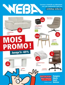 WEBA couverture de brochure