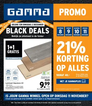 GAMMA folder voorblad