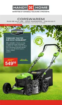 Handy Home couverture de brochure
