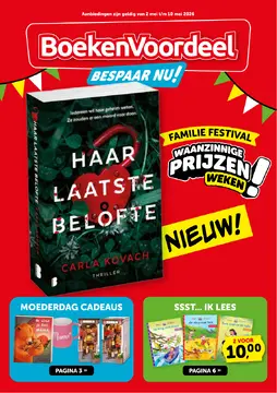 BoekenVoordeel folder voorblad