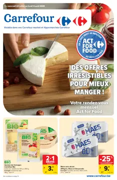 Carrefour Market couverture de brochure