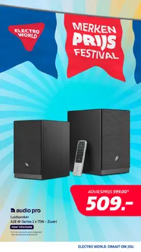 Electro World folder voorblad