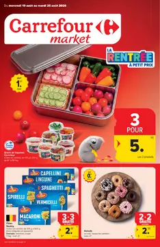 Carrefour Market couverture de brochure