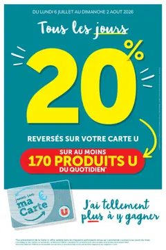 Super U couverture de brochure