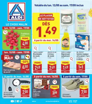 ALDI couverture de brochure