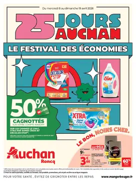Auchan Roncq couverture de brochure