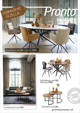 Pronto Wonen folder voorblad