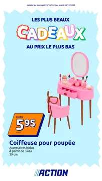 Action couverture de brochure