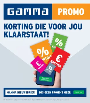 GAMMA folder voorblad