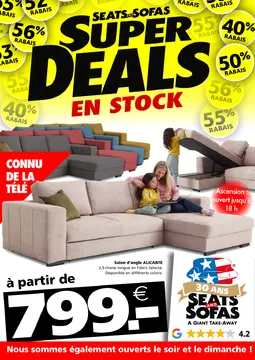 Seats and Sofas couverture de brochure