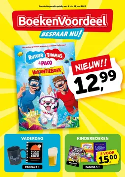 BoekenVoordeel folder voorblad