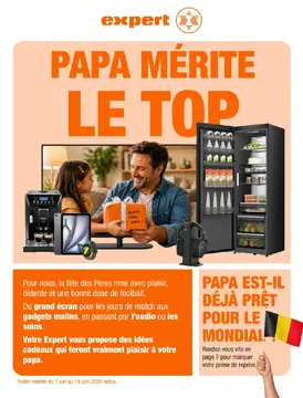 Expert couverture de brochure