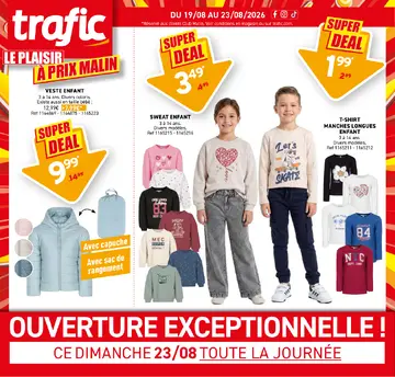 Trafic couverture de brochure