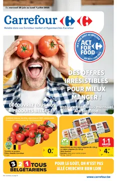 Carrefour Market couverture de brochure