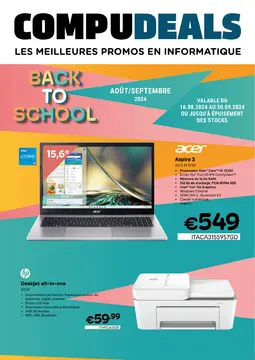 CompuDeals couverture de brochure